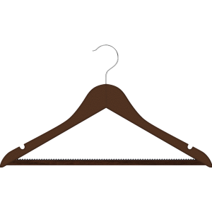 TESX Brown Cloth Hanger